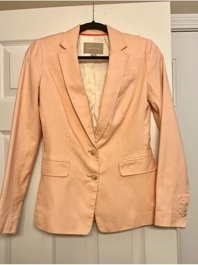 Banana Republic Women’s Light Pink Tailored Blazer
